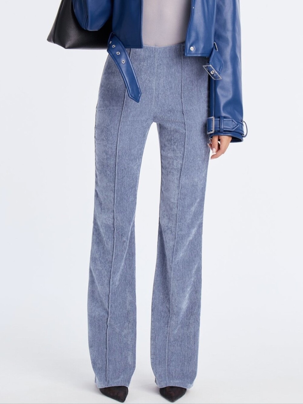 All Gossip High Rise Velvet Wide Leg Pant